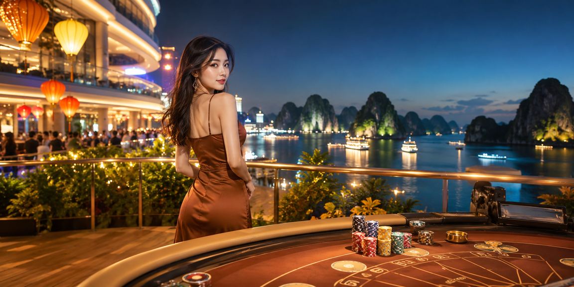 Người chơi baccarat trực tuyến thư giãn tại Hạ Long với cà phê Việt Nam và km888