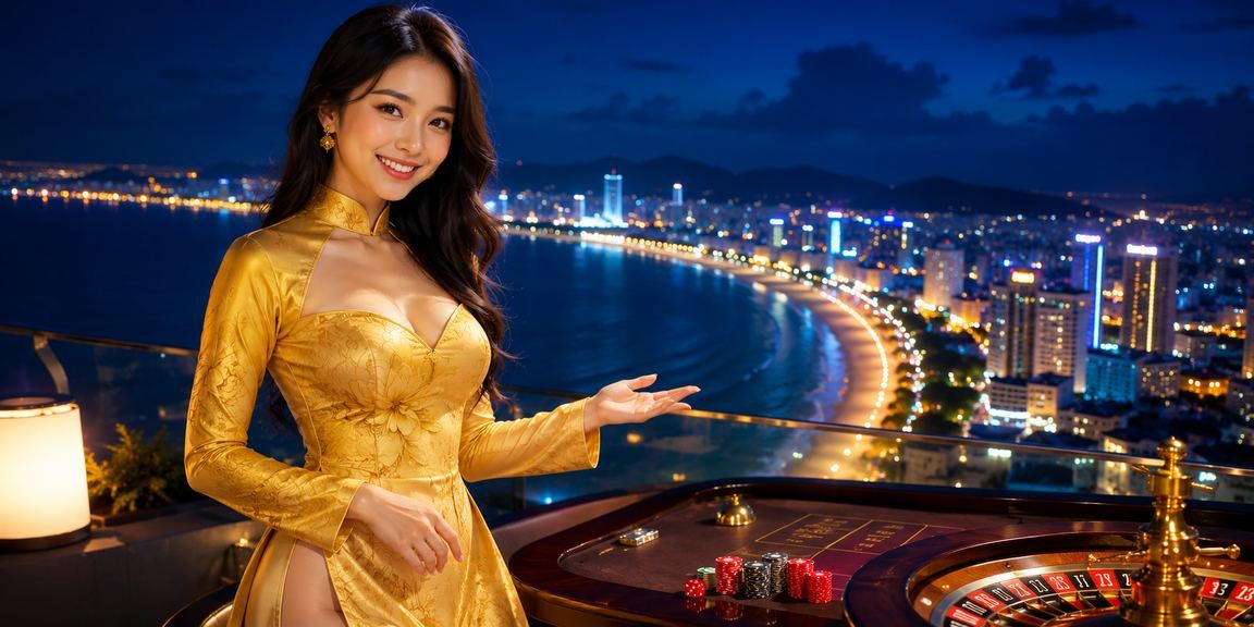 Người chơi tại Quy Nhơn trải nghiệm trò chơi phổ biến trên app km888 với áo dài truyền thống